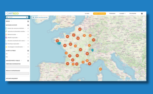 Cartographie des structures de l'ESS oeuvrant pour la transition écologique