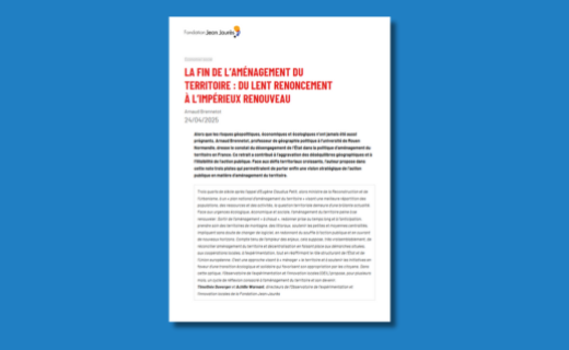 Note Fondation Jean Jaurès - Aménagement du territoire