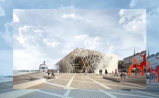 Vue d'artiste du projet de musée Guggenheim à Helsinki (STAVY Architectes)
