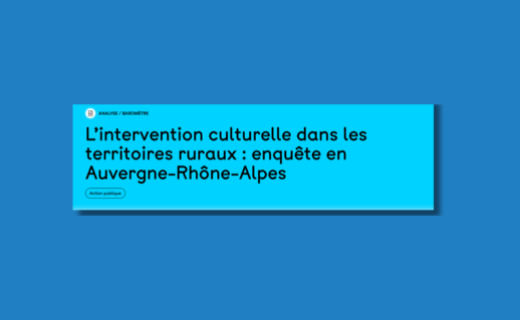 L'intervention culturelle dans les territoires ruraux - OPC