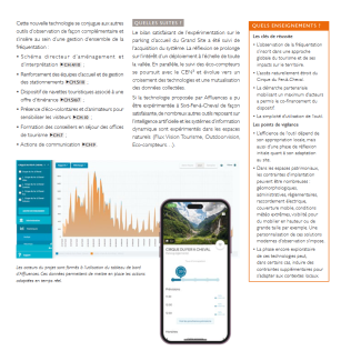 Source : Extrait du guide - Exemple de cas - L’intelligence artificielle, nouvelle source de données pour analyser la fréquentation au Grand Site de France Cirque du Fer-à-Cheval
