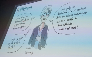 Illustration de Laura CARMOUZE - Intervention lors des Assises de l'Economie de Montpellier Métropole
