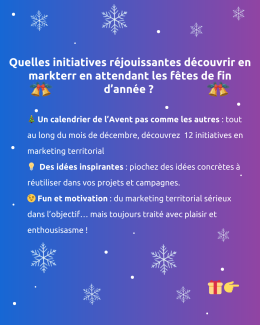 Présentation Calendrier de l'Avent