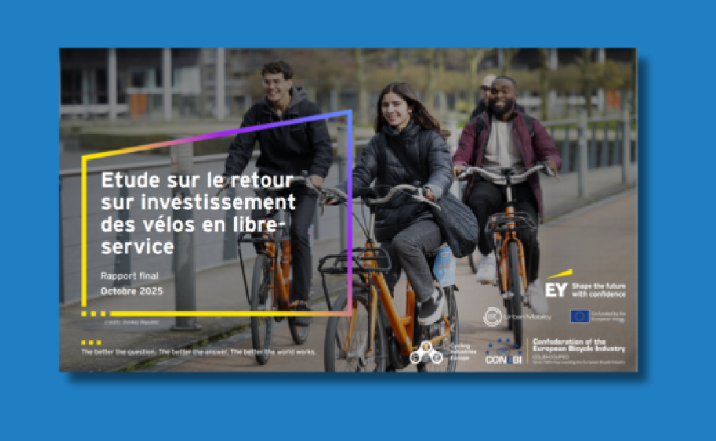 Etude sur le retour sur investissement des vélos en libre-service