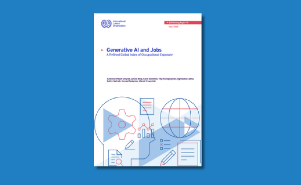 Couverture : ILO_GenAI & Jobs
