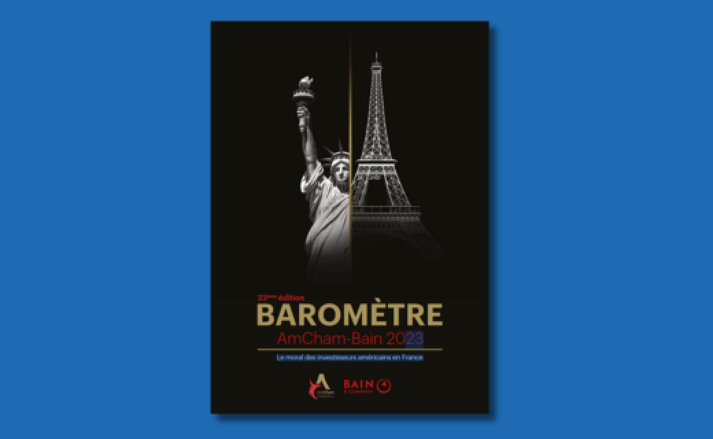 Source : Baromètre 2023 AmCham-Bain - Moral des investisseurs US en France