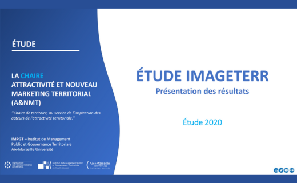 IMAGETERR 2020 - Premiers résultats de l'enquête
