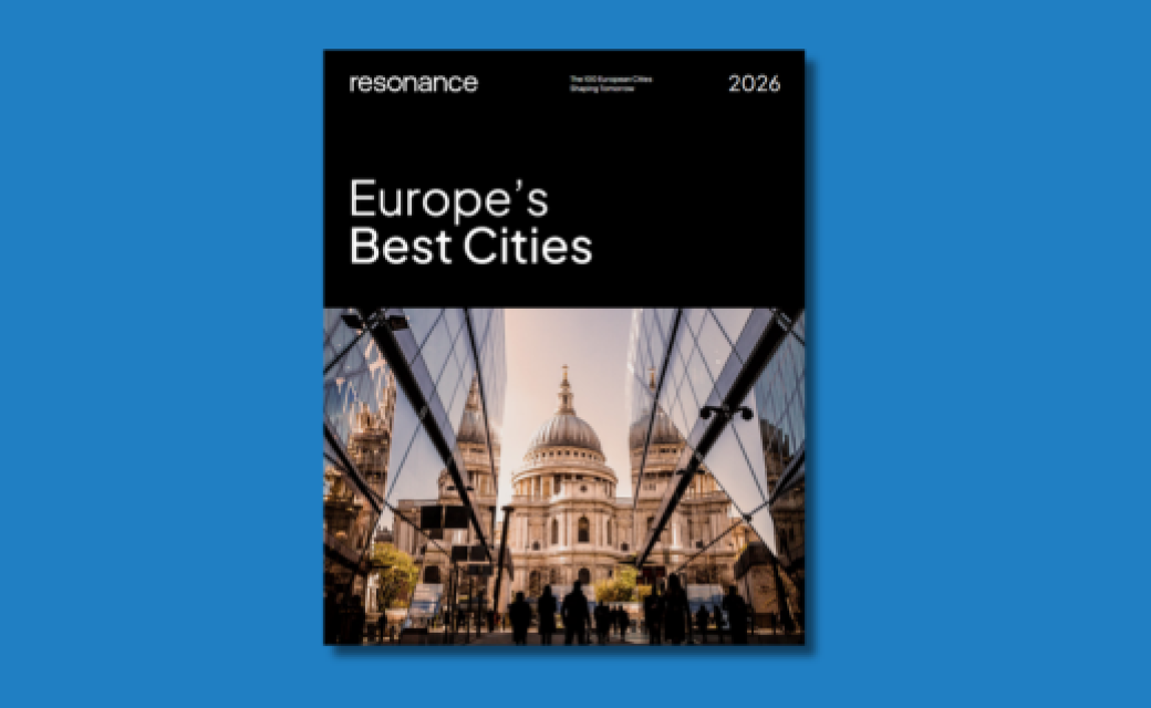 Couverture Resonance - Europe's Best Cities 2026 