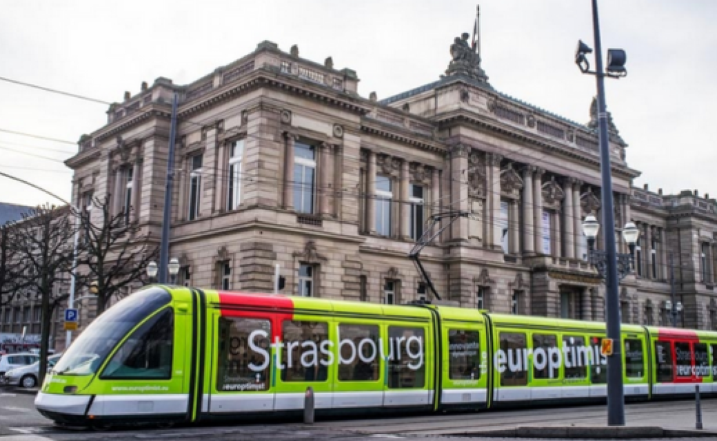Photo du tramway Strasbourg europtimist
