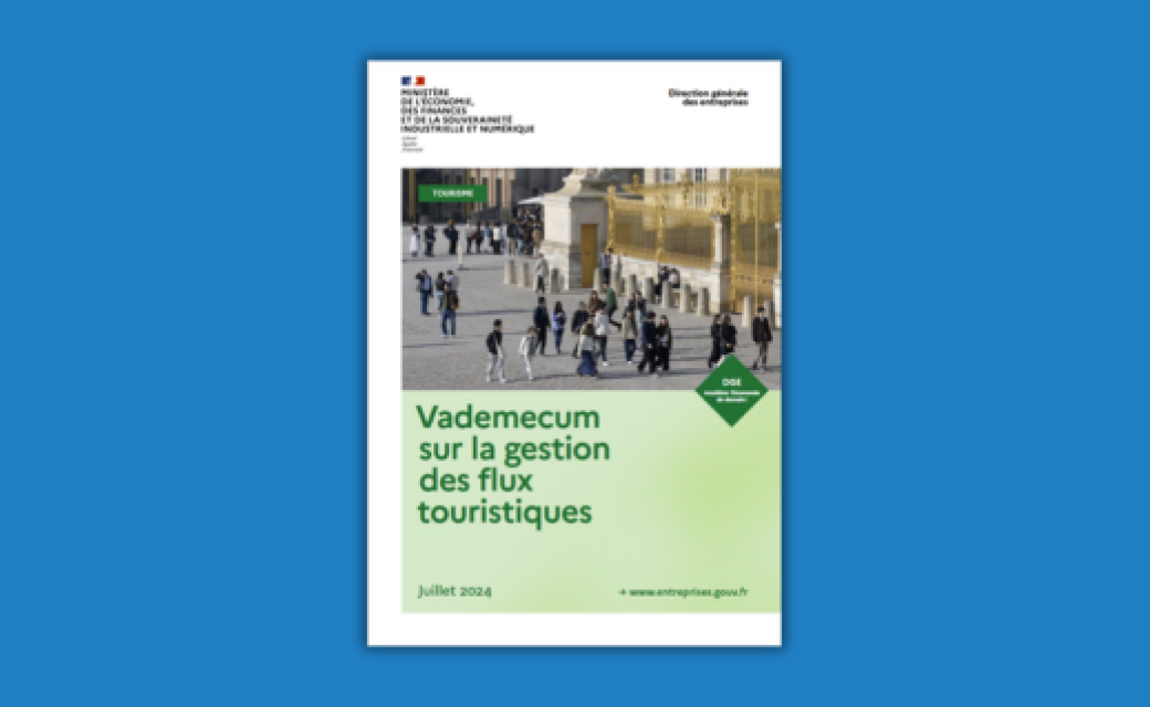 Image de couverture du Vademecum sur la gestion des flux touristiques de la DGE